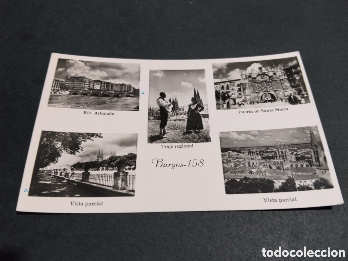 Postales: Postal antigua Burgos varios aspectos