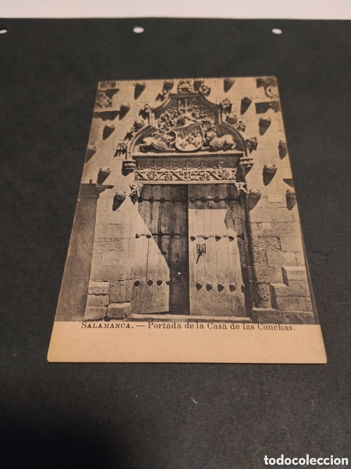 Postales: Postal Salamanca, Portada de la Casa de las Conchas