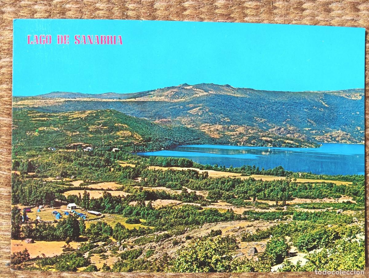 Postales: LAGO DE SANABRIA - ZAMORA - CAMPING DE ENSIRESA - ED. PARIS