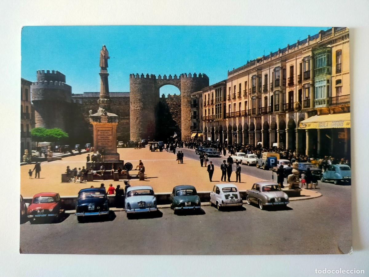 Postales: Postal AVILA: Plaza de Santa Teresa - Edic. Garc&iacute;a Garrabella - FISA. Escudo de Oro
