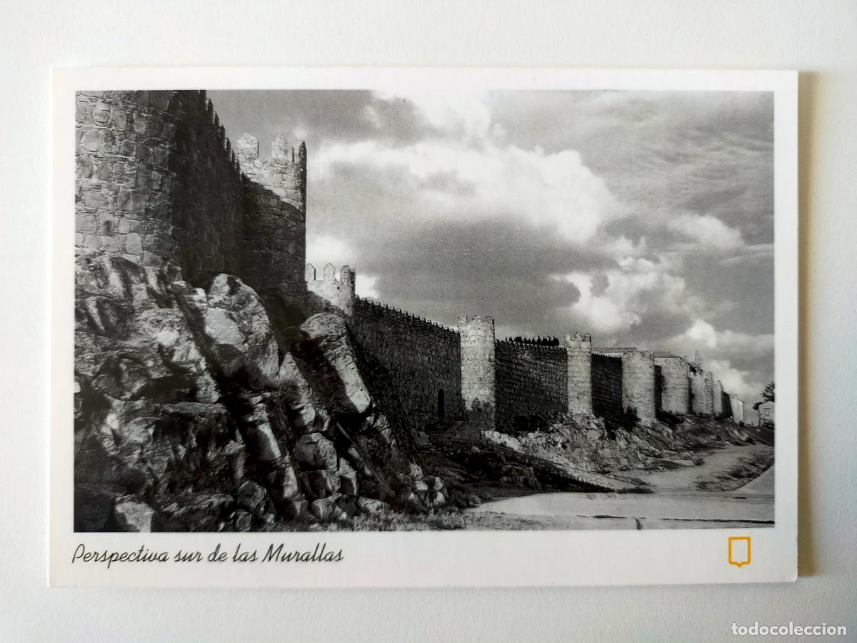 Postales: AVILA: Perspectiva Sur de las Murallas. Puerta de la Malaventura. Edic Dom&iacute;nguez. FISA Escudo de Oro