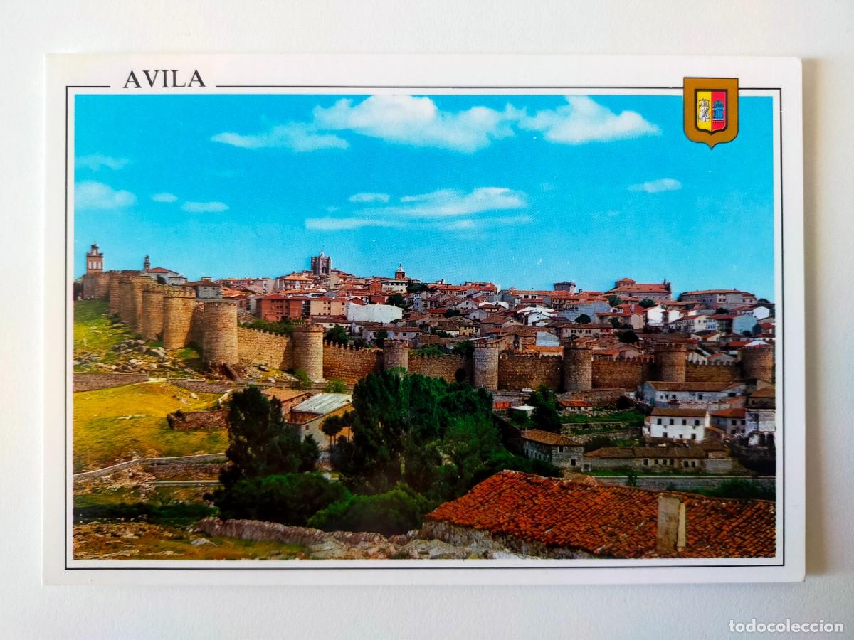 Postales: Postal AVILA: Ciudad Patrimonio de la Humanidad - Edic. Dom&iacute;nguez - FISA. Escudo de Oro.