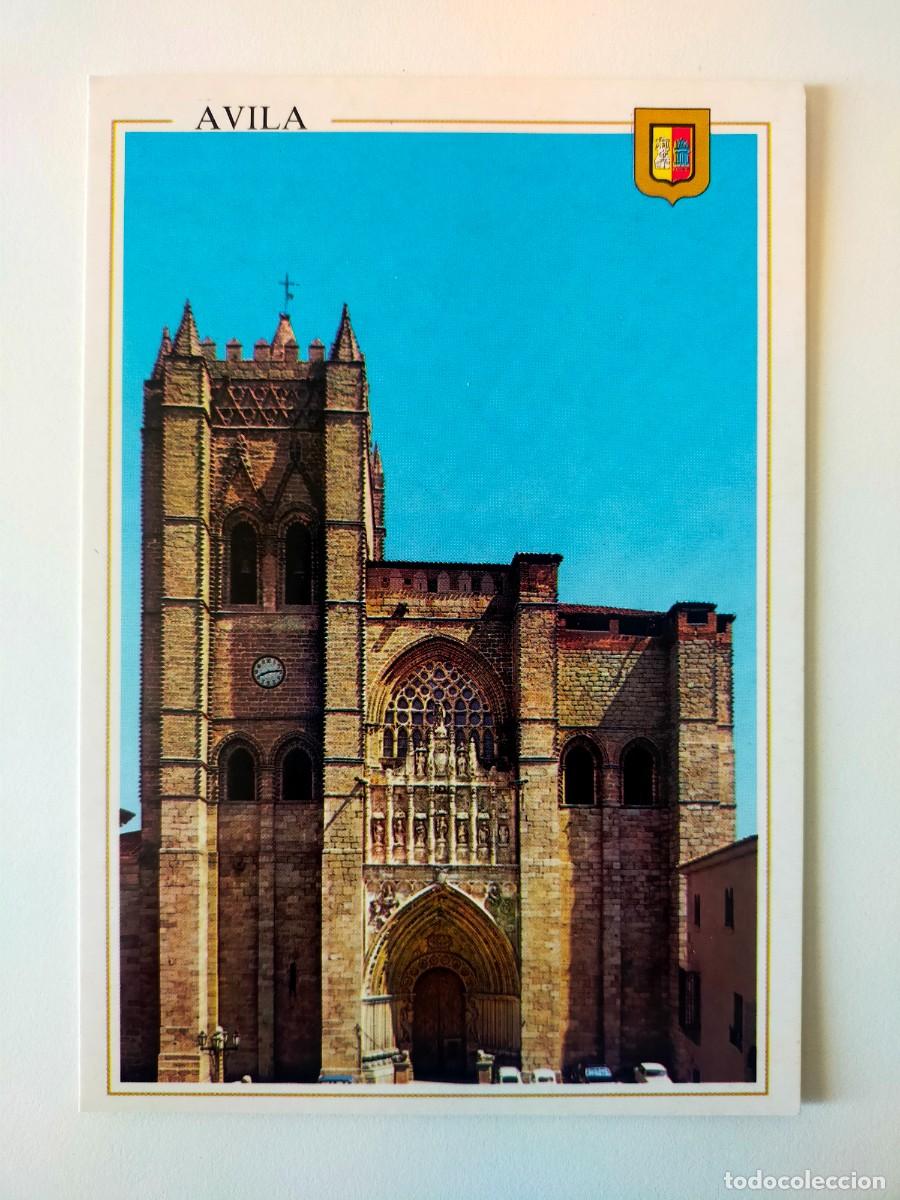 Postales: Postal AVILA: La Catedral - Edic. Dom&iacute;nguez - FISA. Escudo de Oro.