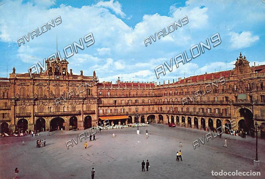 Postales: Plaza Mayor (Salamanca) - Circulada con sello - A&ntilde;os 70 u 80