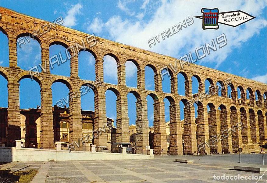 Postales: Acueducto romano (Segovia) - Circulada con sello - 1971