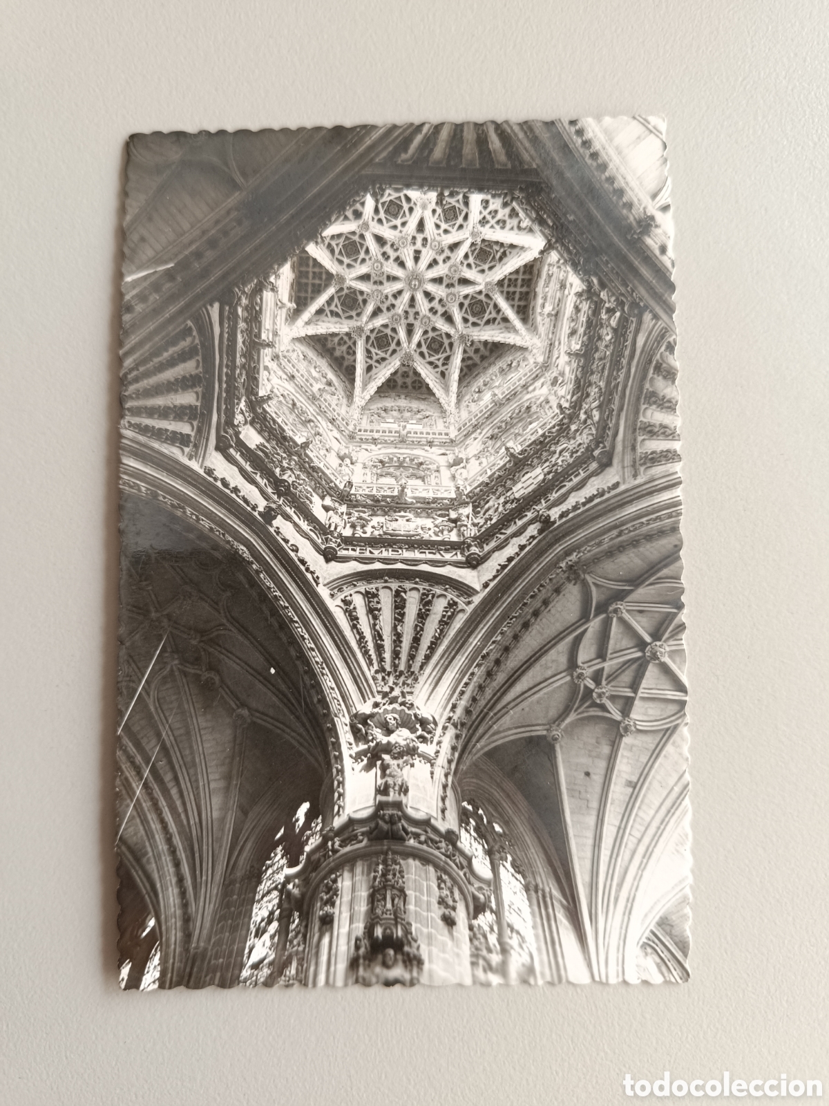 Postales: Tarjeta postal n&deg; 11 Burgos catedral b&oacute;veda crucero Ediciones Garc&iacute;a Garrabella