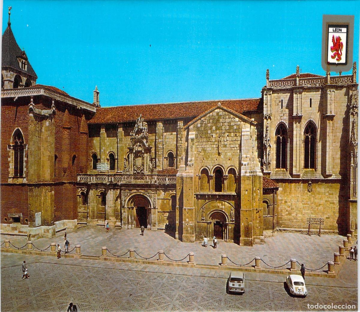 Postales: Postal de la Bas&iacute;lica de San Isidoro en Le&oacute;n