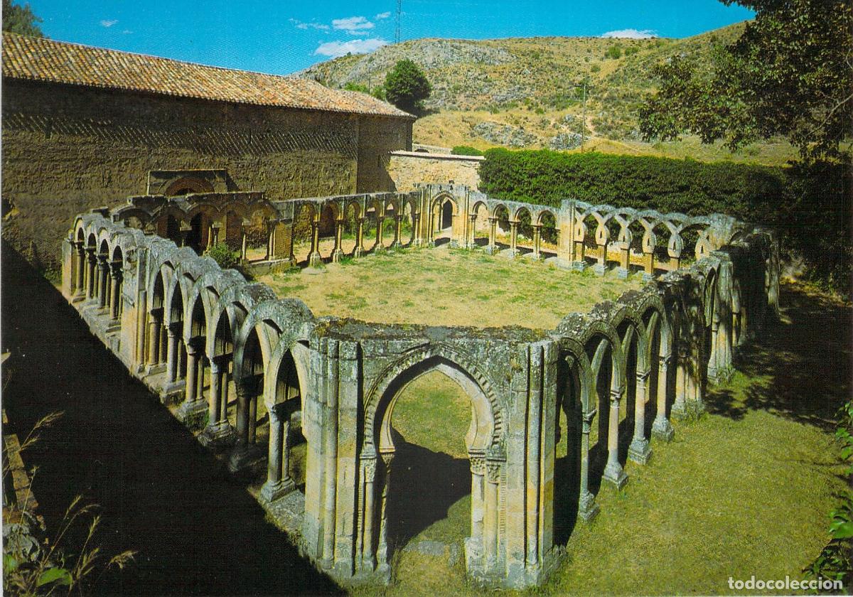 Postales: Postal del Claustro del Monasterio de San Juan de Duero en Soria