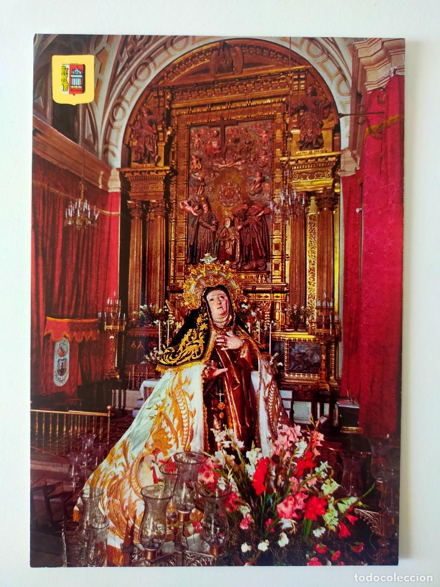 Postales: Postal AVILA: Imagen de Santa Teresa (Casa Natal) - Edic. Dom&iacute;nguez - FISA. Escudo de Oro.