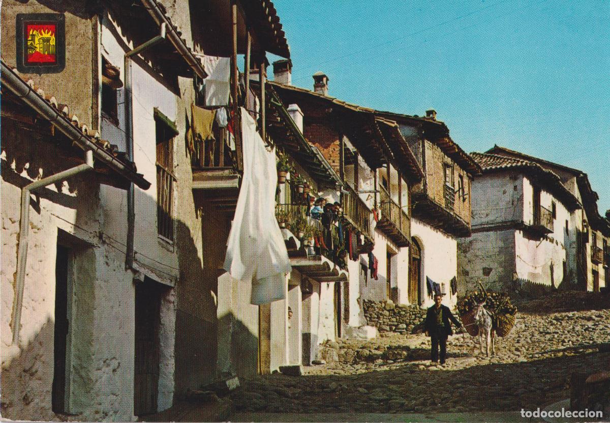 Postales: ARENAS DE SAN PEDRO (AVILA) CALLE T&Iacute;PICA - ESCUDO DE ORO N&ordm;6 - CIRCULADA 1965