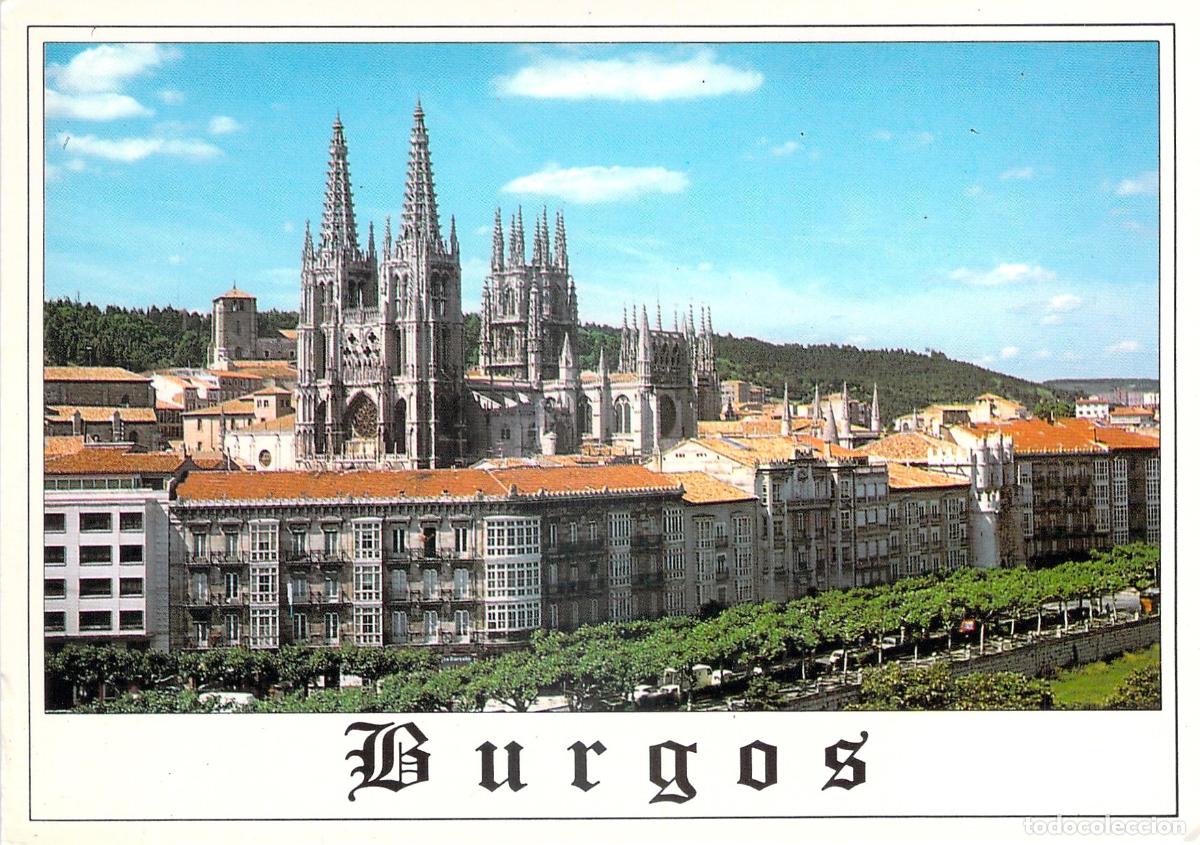 Postales: Postal de la Catedral y Avenida de la Isla en Burgos