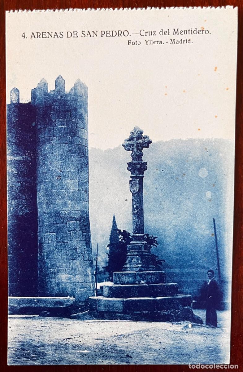 Postales: ARENAS DE SAN PEDRO (AVILA) CRUZ DEL MENTIDERO, FOTO YLLERA, SIN CIRCULAR