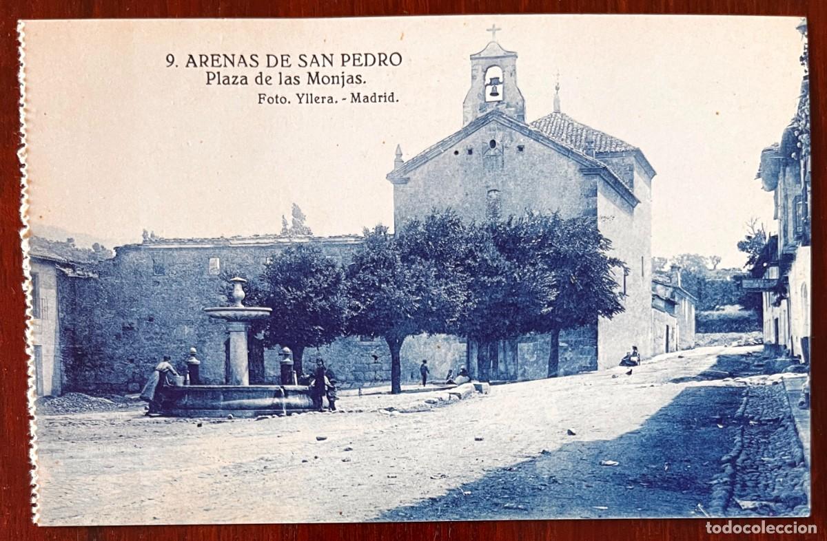 Postales: ARENAS DE SAN PEDRO (AVILA) PLAZA DE LAS MONJAS, FOTO YLLERA, SIN CIRCULAR