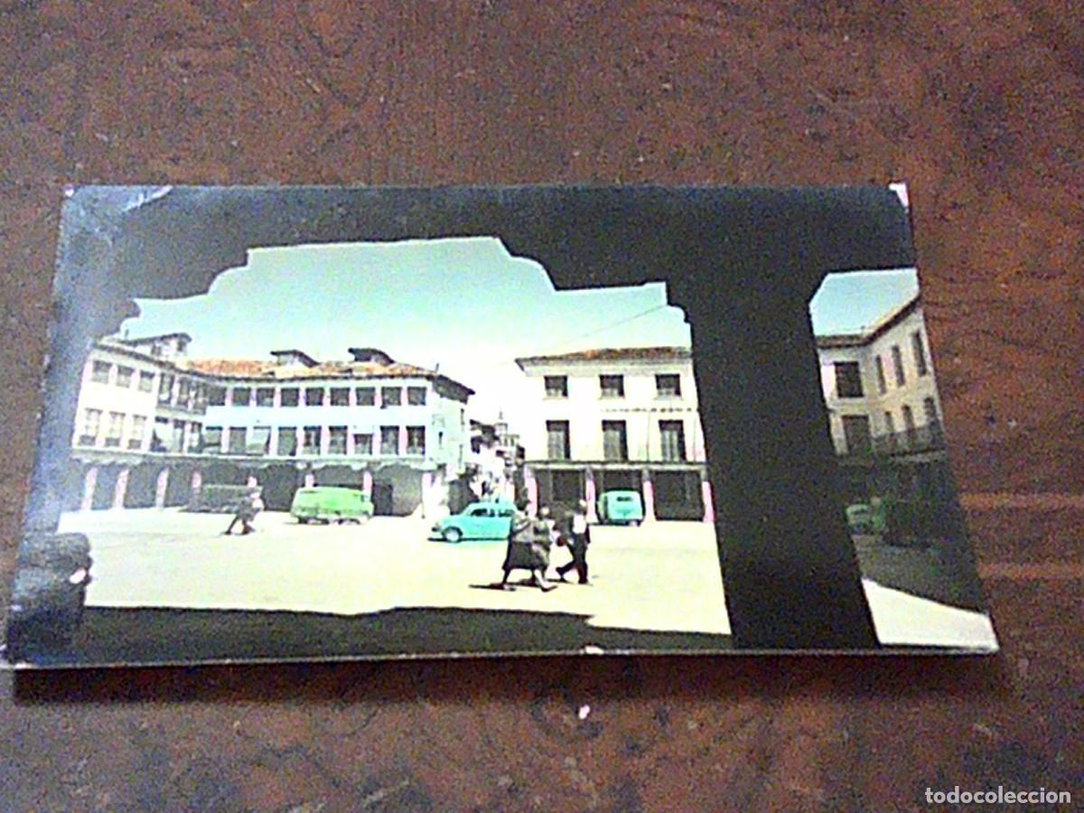 Postales: Tordesillas. Plaza Franco. Ediciones Par&iacute;s. J.M. Zaragoza, circulada 27/07/68