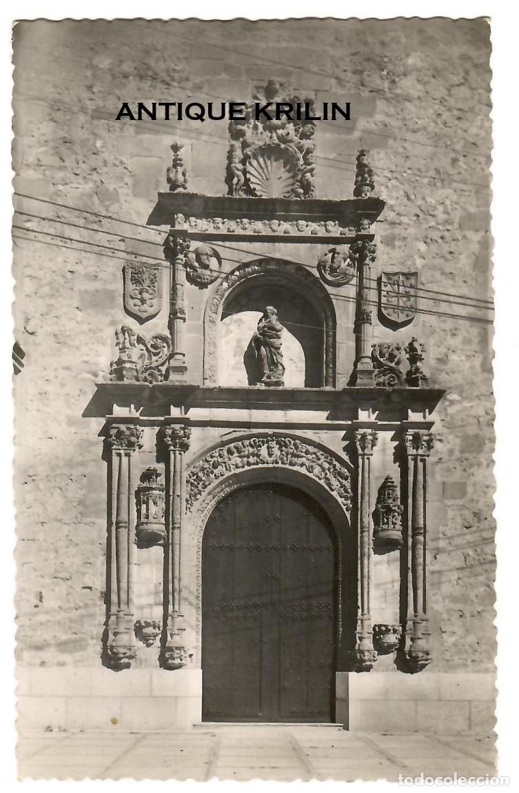 Postales: SALAMANCA N&ordm; 35 PORTADA DE LAS DUE&Ntilde;AS / HELIOTIPIA MADRID / SIN FRANQUEAR
