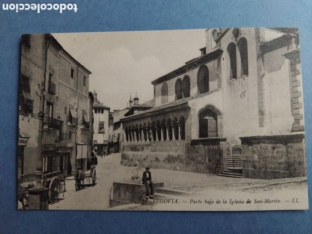 Postales: Postal Segovia. Iglesia de San Mart&iacute;n.