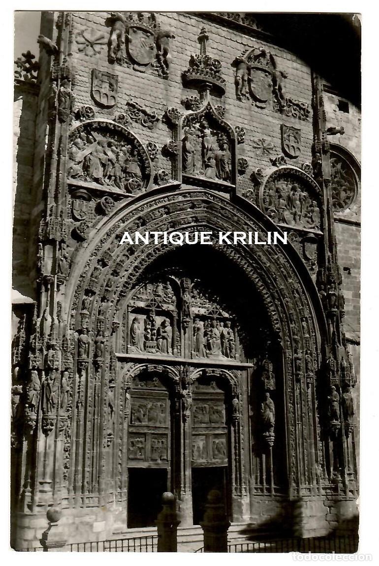 Postales: ARANDE DE DUERO / FACHADA IGLESIA DE SANTA MARIA / FOTOGRAFICA / SIN FRANQUEAR