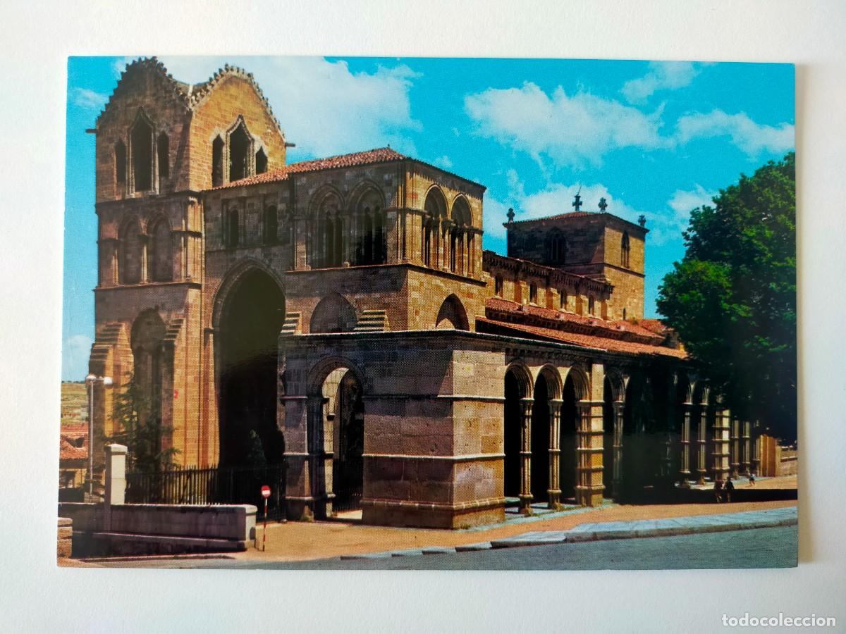 Postales: Postal AVILA: Bas&iacute;lica de San Vicente - Edic. Garc&iacute;a Garrabella.