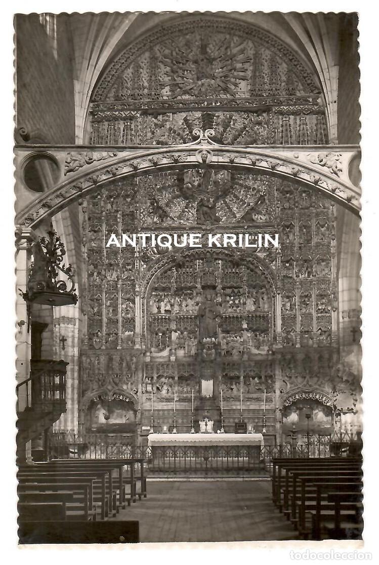 Postales: BURGOS N&ordm; 63 RETABLO DE SAN NICOLAS / GARCIA GARRABELLA / SIN FRANQUEAR