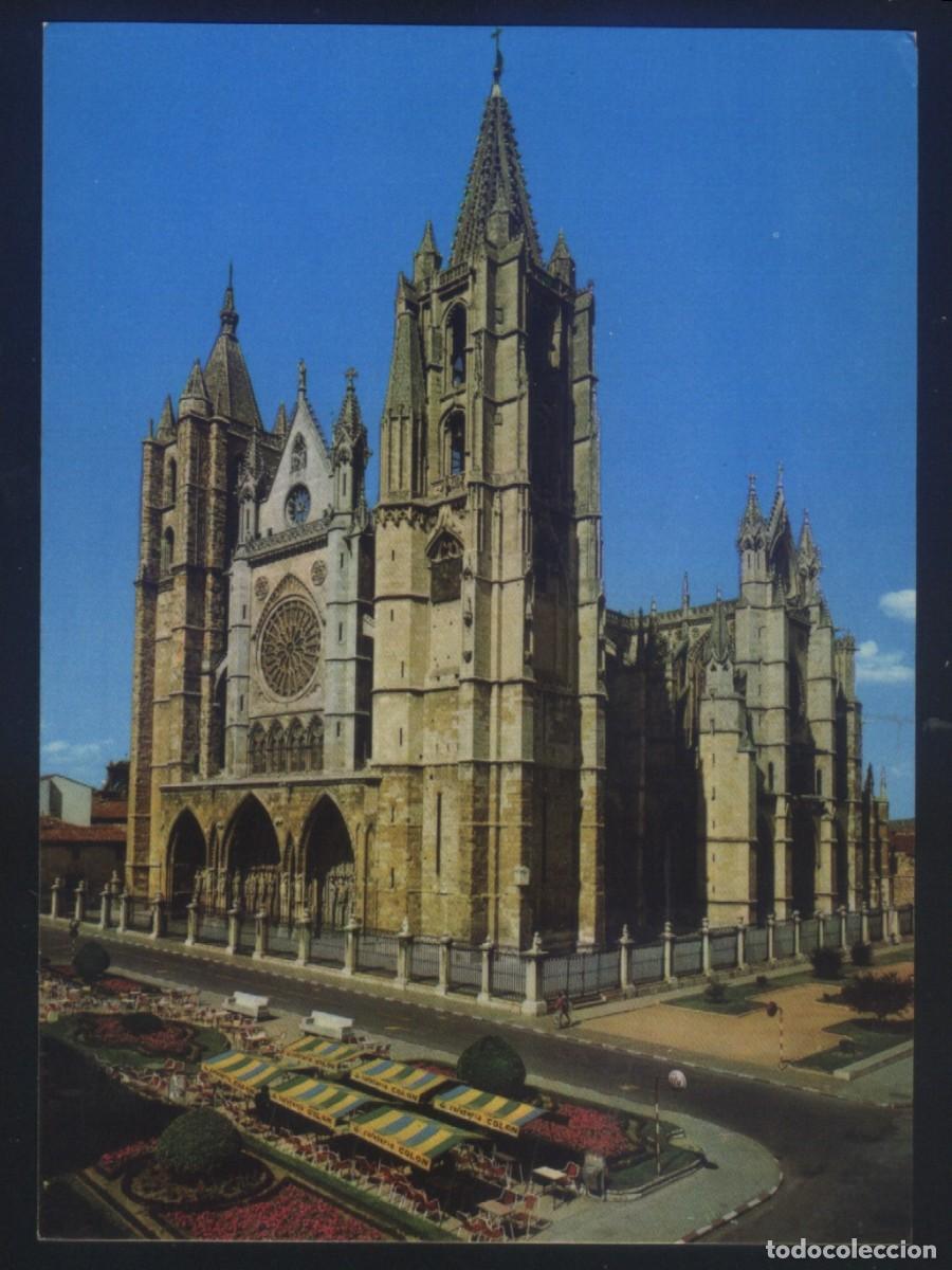 Postales: LE-0802- LE&Oacute;N. LA CATEDRAL.