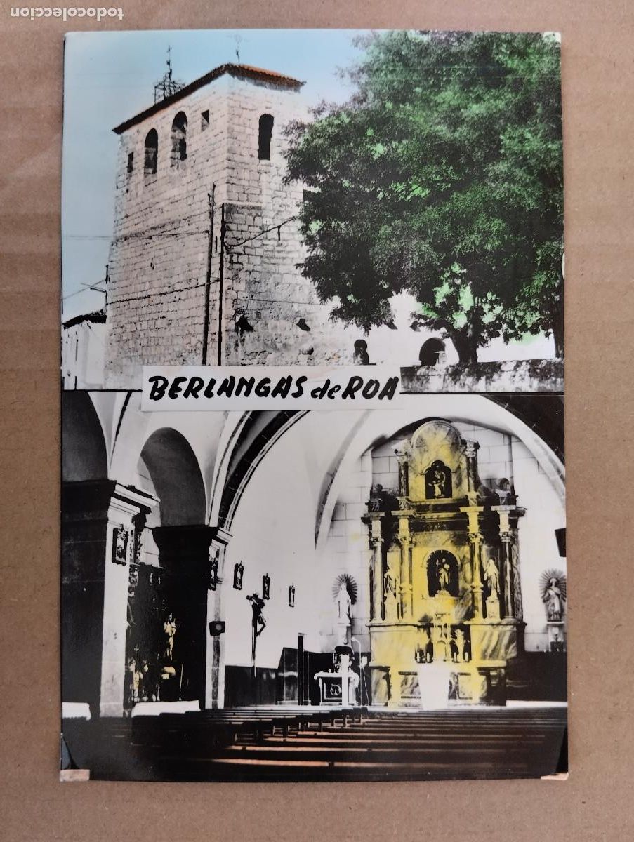 Postales: POSTAL BERLANGAS DE ROA BURGOS FOTO V&Iacute;CTOR