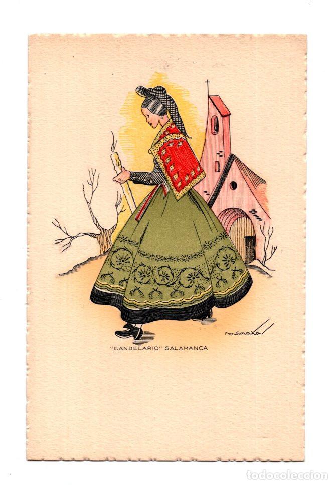 Postkarten: SALAMANCA.- CANDELARIO. DIBUJO MAIRATA. EDICIONES ORTIZ.