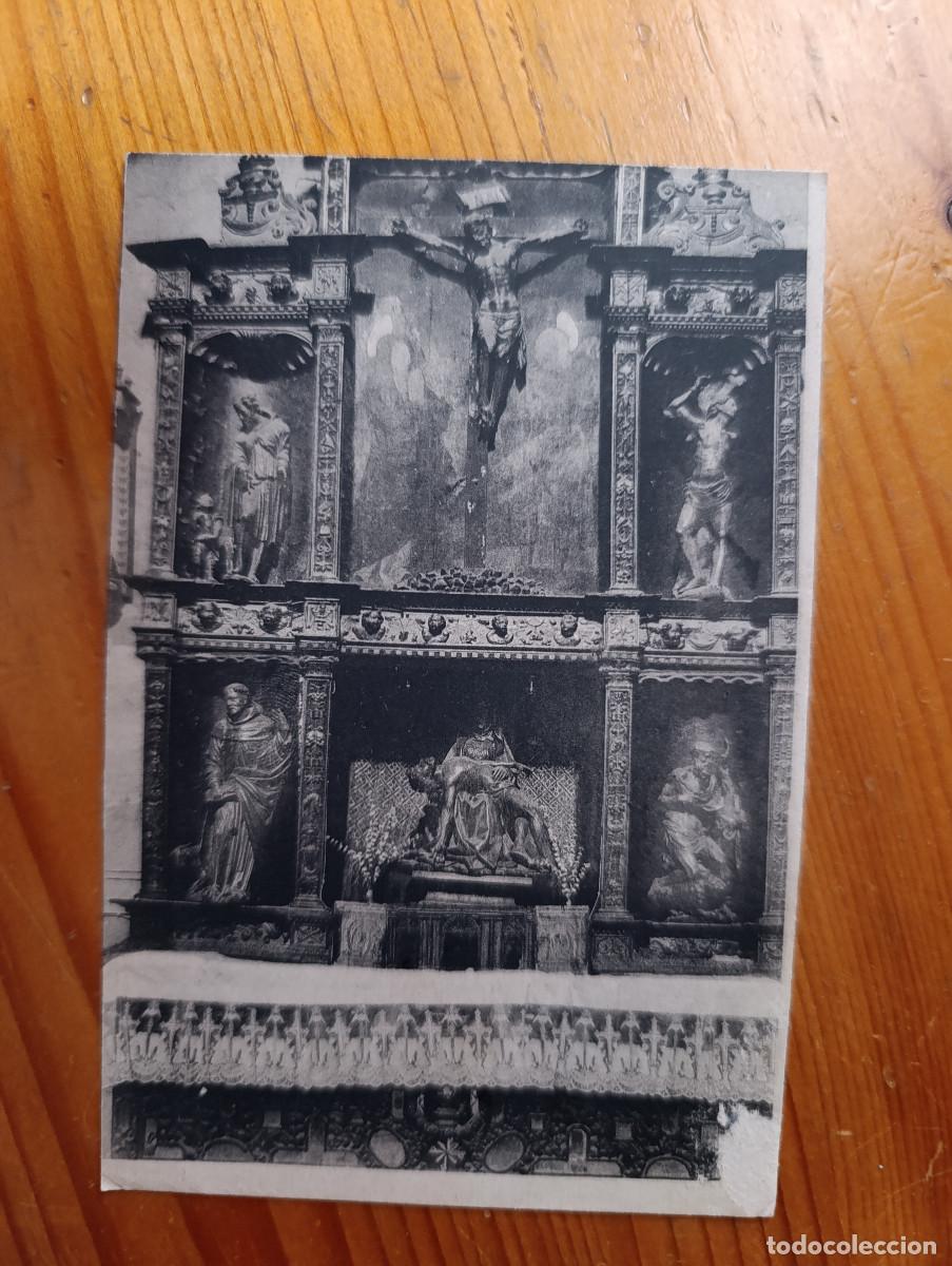 Postales: POSTAL. S/N - SEGOVIA - &rdquo;ALTAR LATERAL DE LA IGLESIA-STA. MARIA DE NIEVA &rdquo; MATEU. NO CIRCULADA.