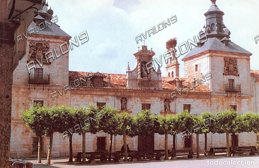 Postales: Hospital de San Agustin, Plaza Mayor en El Burgo de Osma (Soria) - Circulada con sello - 1997