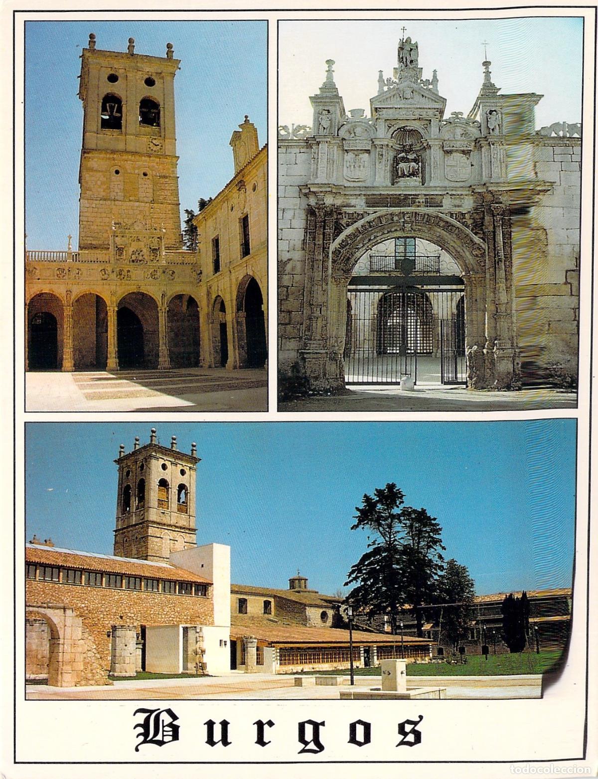 Postales: Postal de Burgos - Hospital del Rey y Universidad