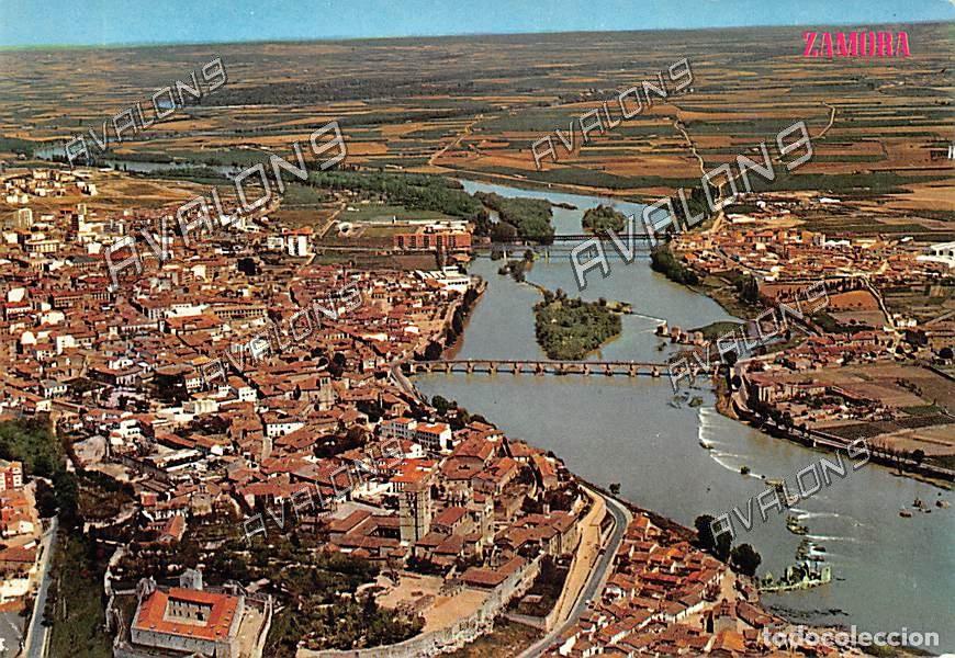 Postales: Vista &aacute;erea (Zamora) - Sin Circular - A&ntilde;os 60 o 70