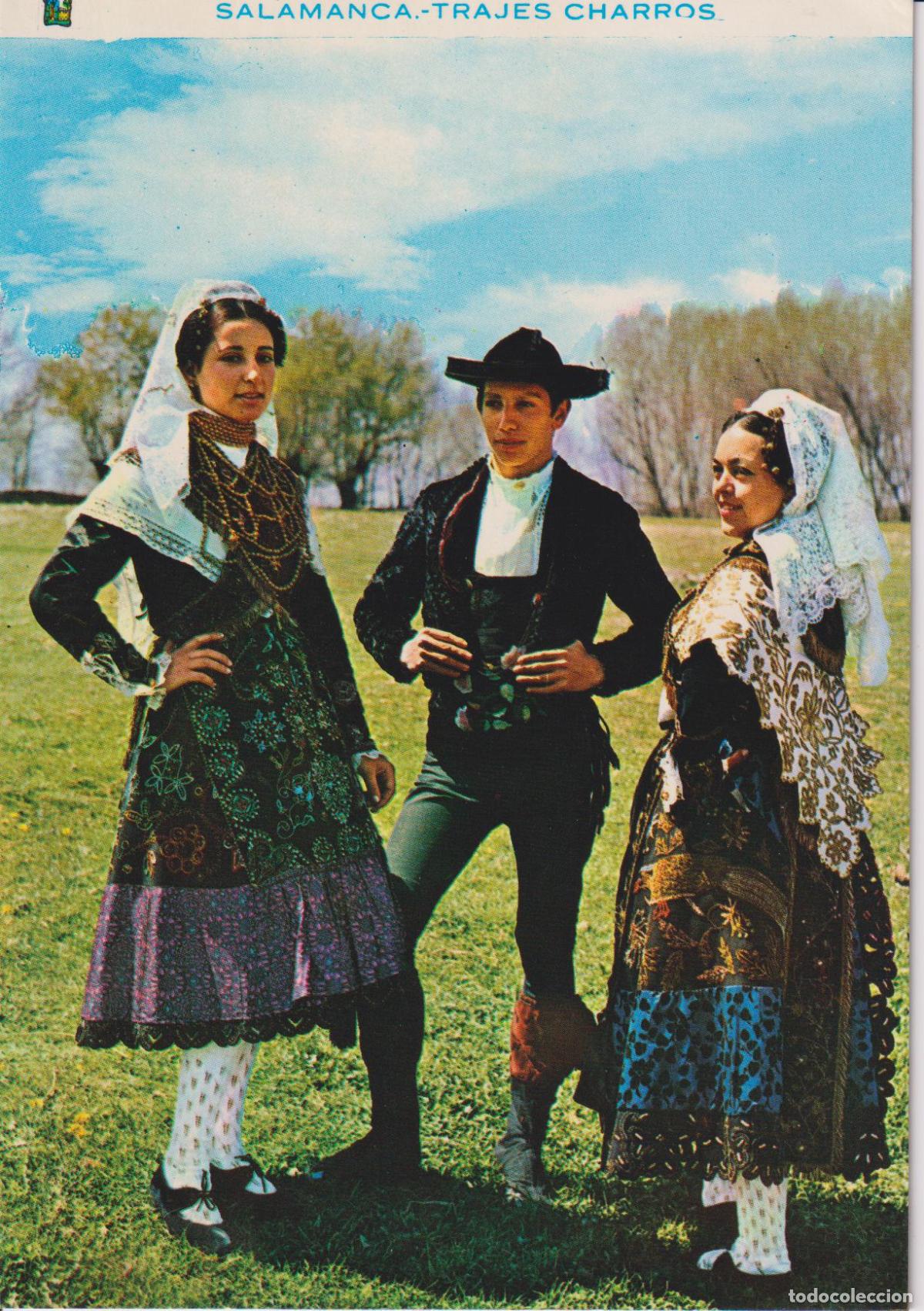 Postales: SALAMANCA, TRAJES T&Iacute;PICOS, TRAJES CHARROS - EDITA PERGAMINO N&ordm;97