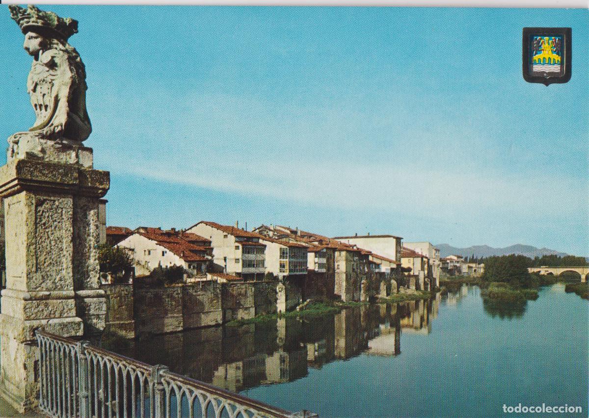 Postales: MIRANDA DE EBRO (BURGOS) RIBERA DERECHA DEL EBRO - ESCUDO DE ORO N&ordm;4 - S/C