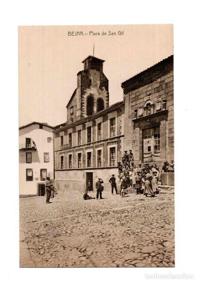 Postales: B&Eacute;JAR.(SALAMANCA).- PLAZA DE SAN GIL.