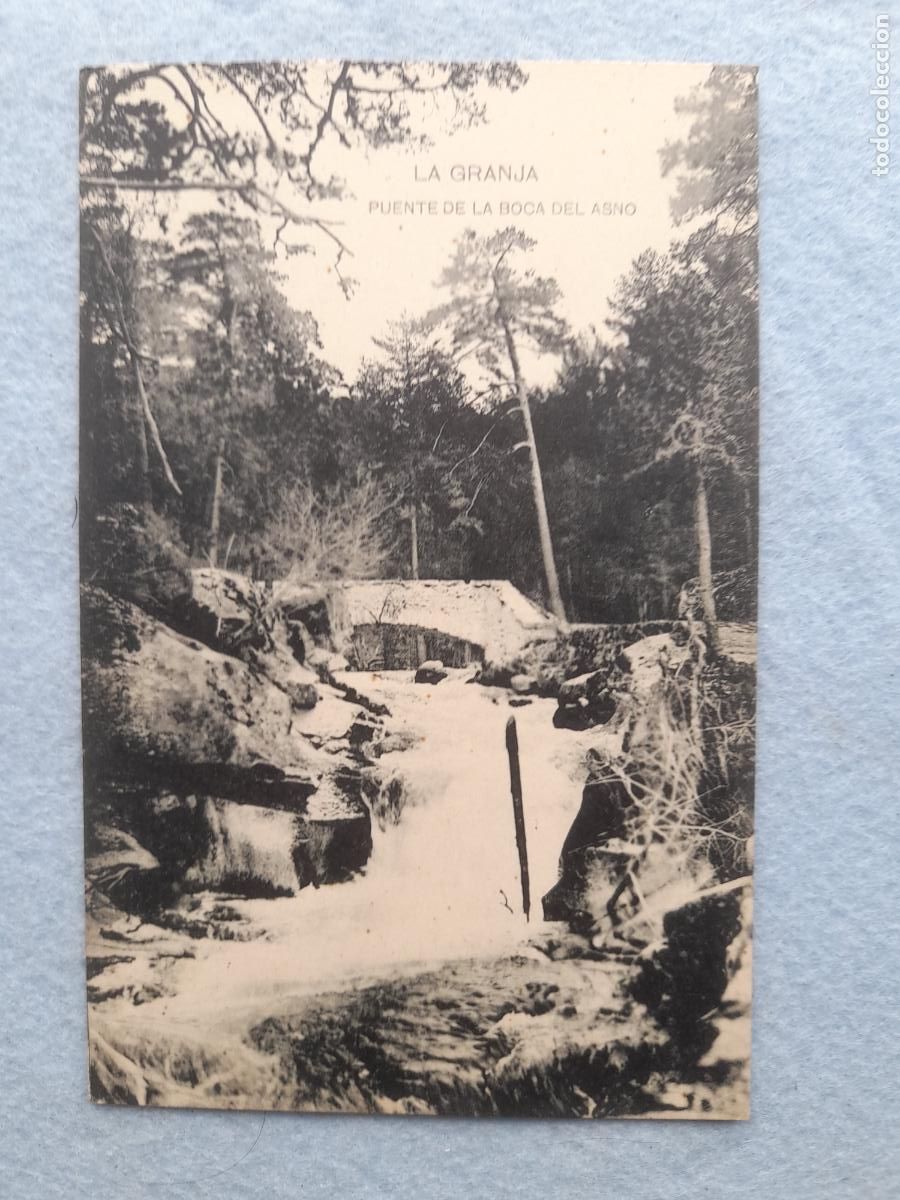 Postales: La Granja. Puente de la Boca del Asno.