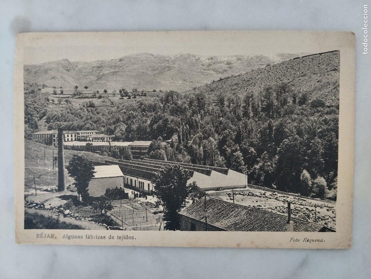 Postales: BEJAR (Salamanca) Algunas fabricas de tejidos. (Foto Requena)