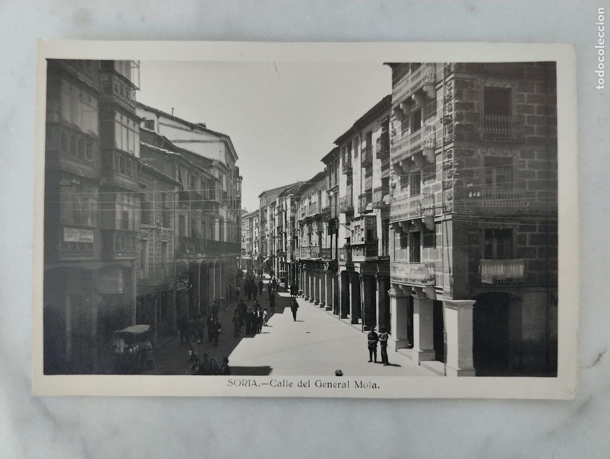 Postales: POSTAL FOTOGRAFICA SORIA CALLE DEL GENERAL MOLA