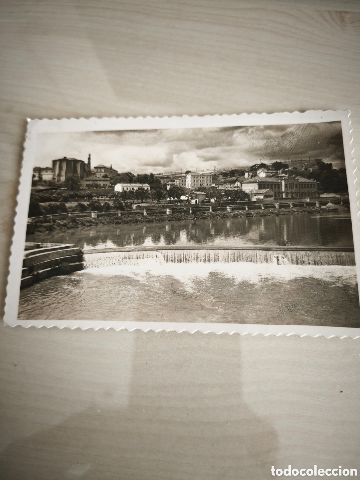 Postales: Postal Miranda de Ebro. Vista Colegio Sagrados Corazones.circulada 1952