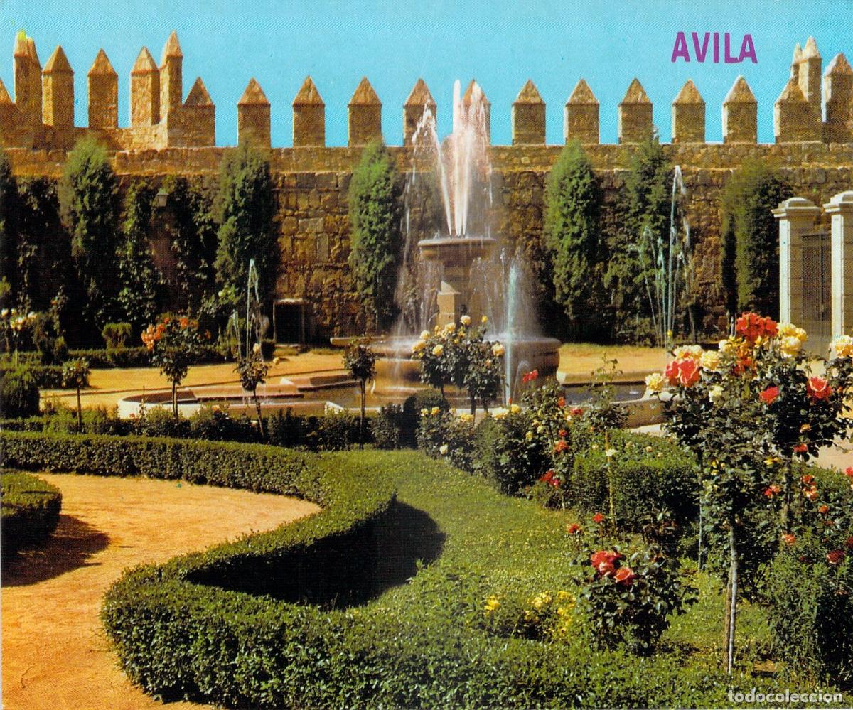 Postales: Postal de &Aacute;vila: Plaza Calvo Sotelo y Murallas