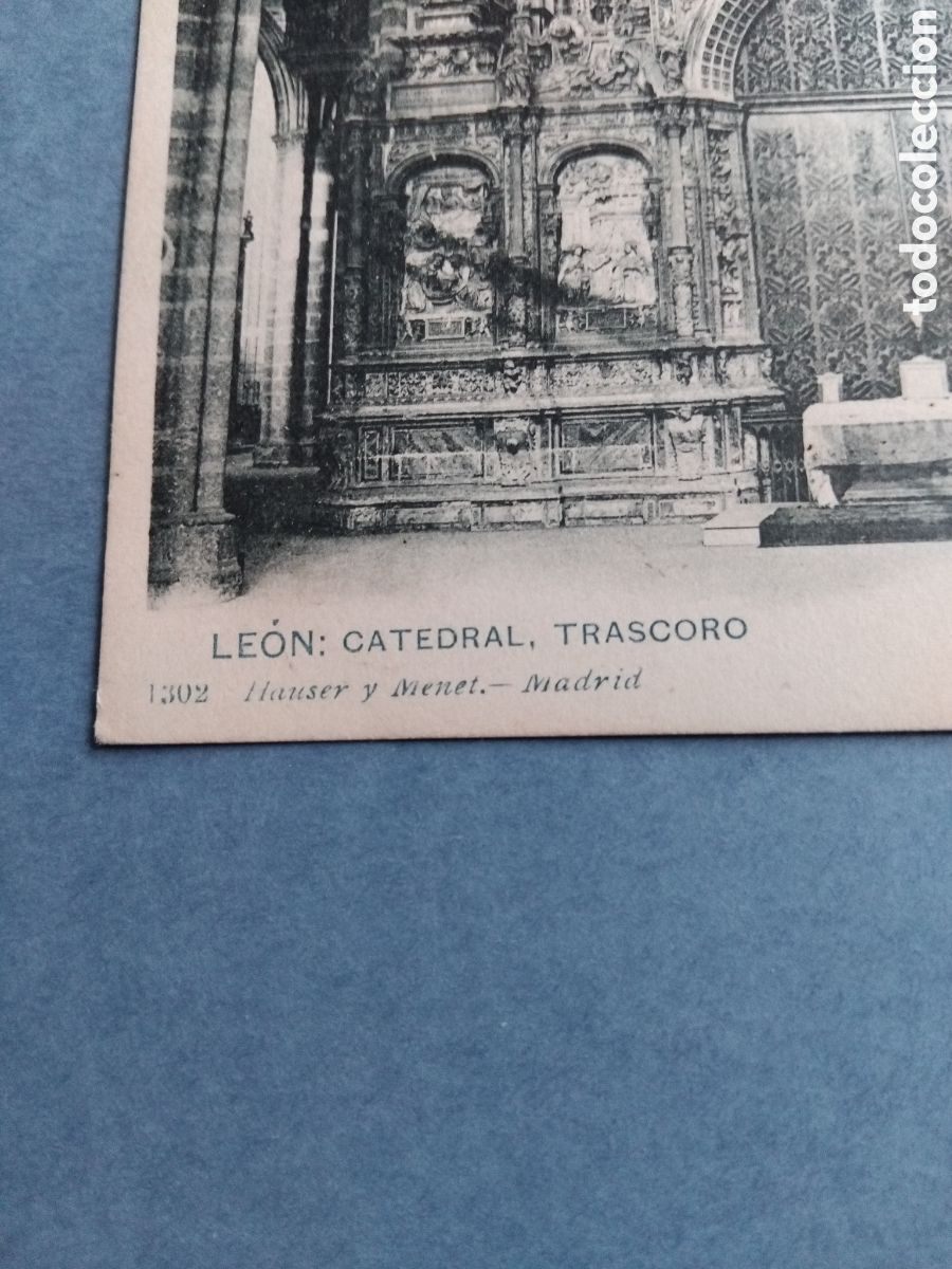 Postales: Postal Le&oacute;n, Catedral, Trascoro - Foto 3