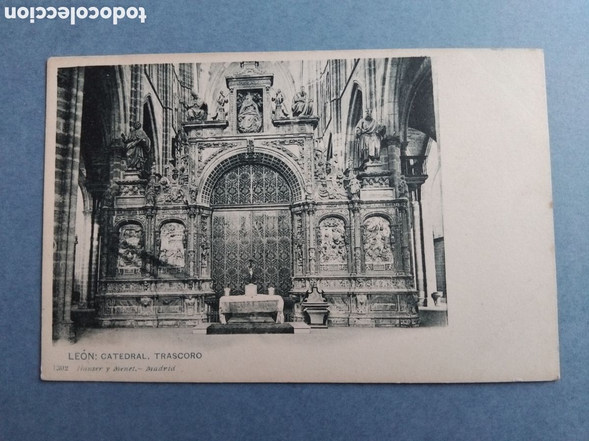 Postales: Postal Le&oacute;n, Catedral, Trascoro - Foto 1