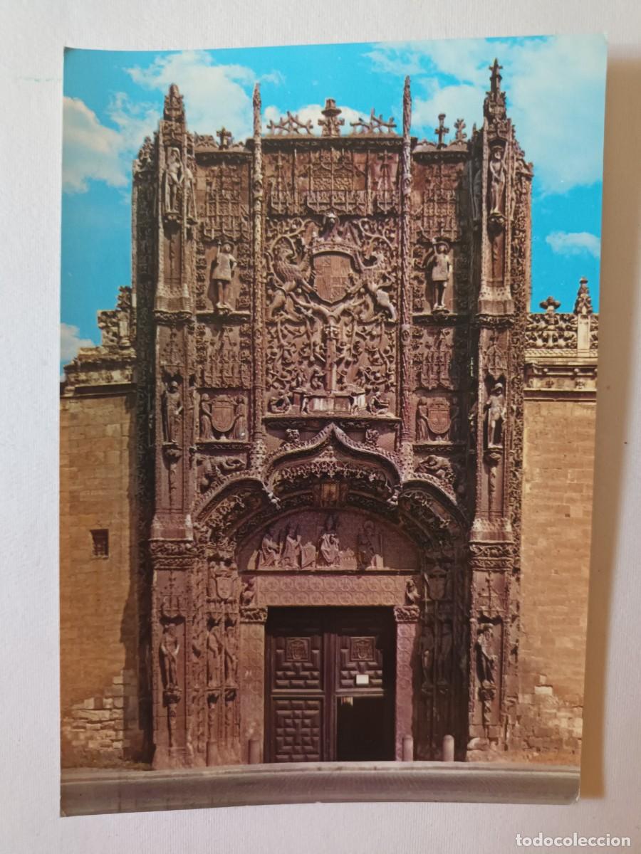 Postales: VALLADOLID. COLEGIO DE SAN GREGORIO. PORTADA (1962) - FRANQUEO