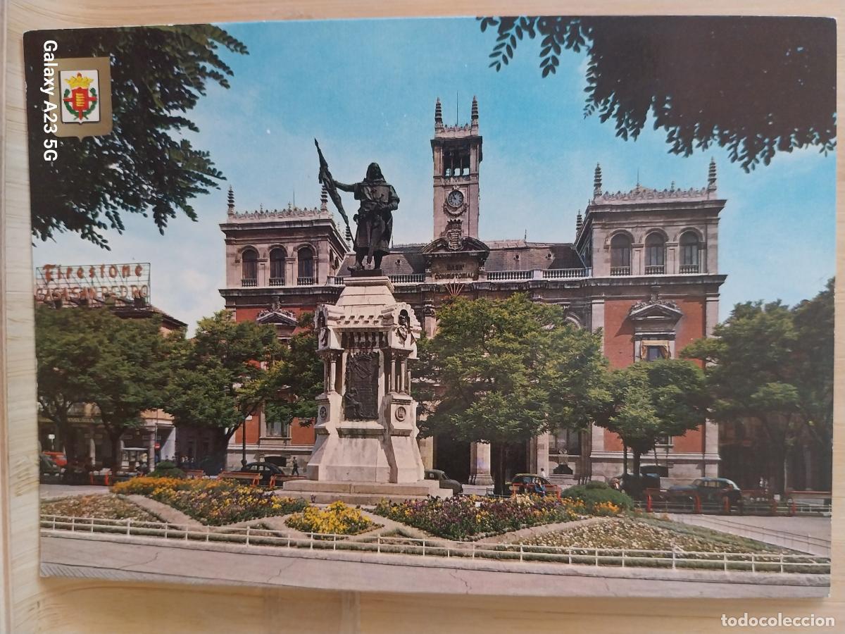 Postales: VALLADOLID AYUNTAMIENTO CONDE PEDRO ANSUREZ ED FISA 22 SC ORIGINAL ANIMADA COCHES CL&Aacute;SICOS