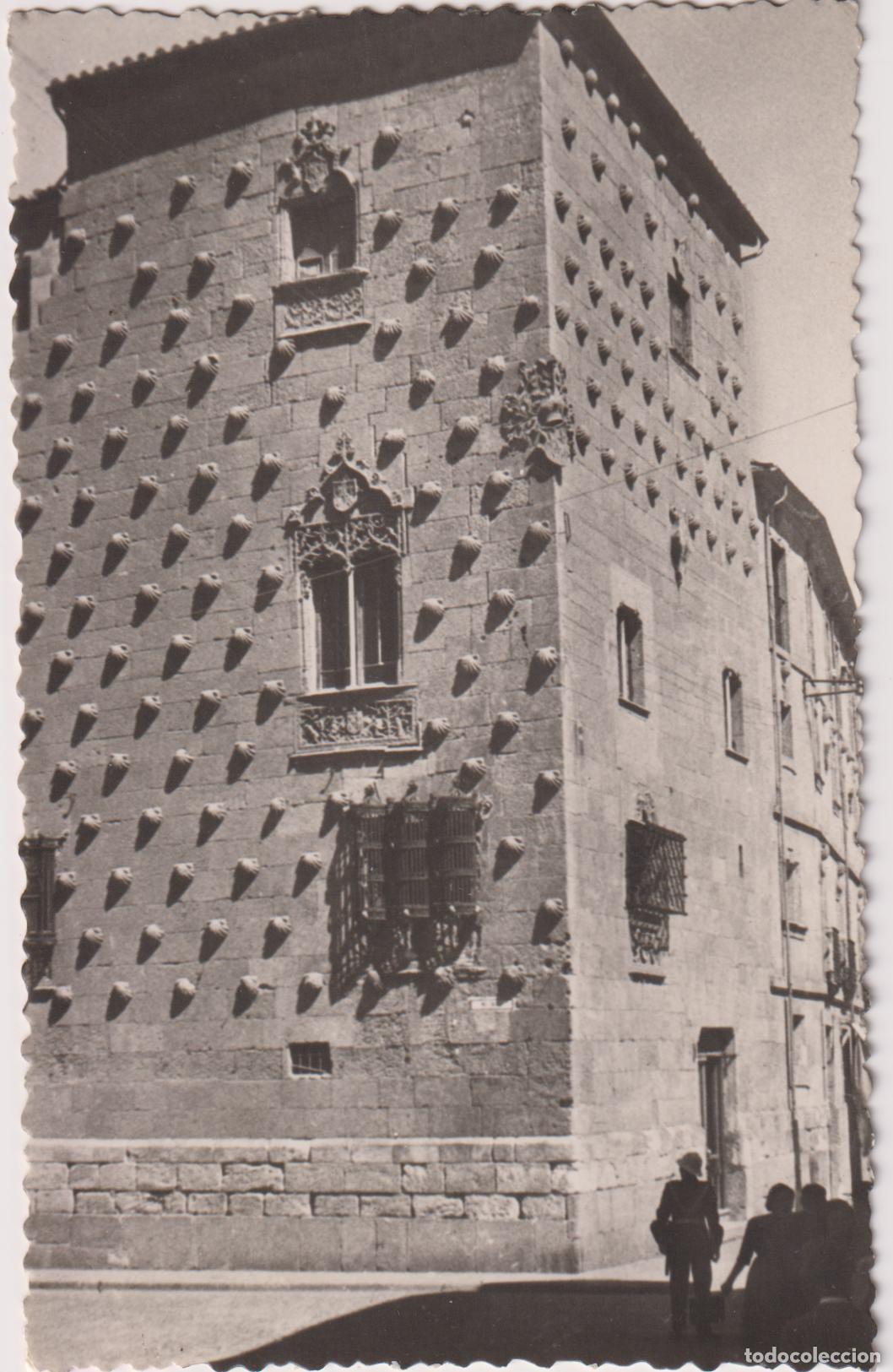 Postales: SALAMANCA, TORRE DE LA CASA DE LAS CONCHAS - EDICIONES POSTAL MADRID N&ordm;17 - CIRCULADA 1954