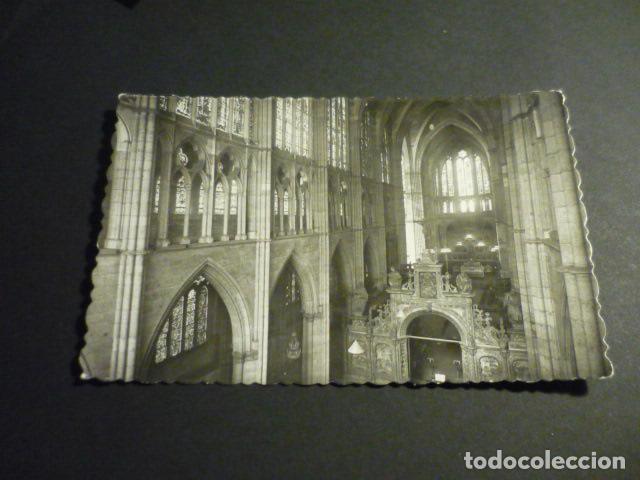 Postales: LEON CATEDRAL NAVE CENTRAL