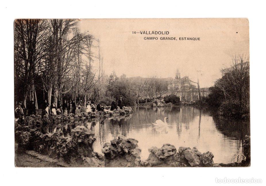 Postales: VALLADOLID.- CAMPO GRANDE ESTANQUE.