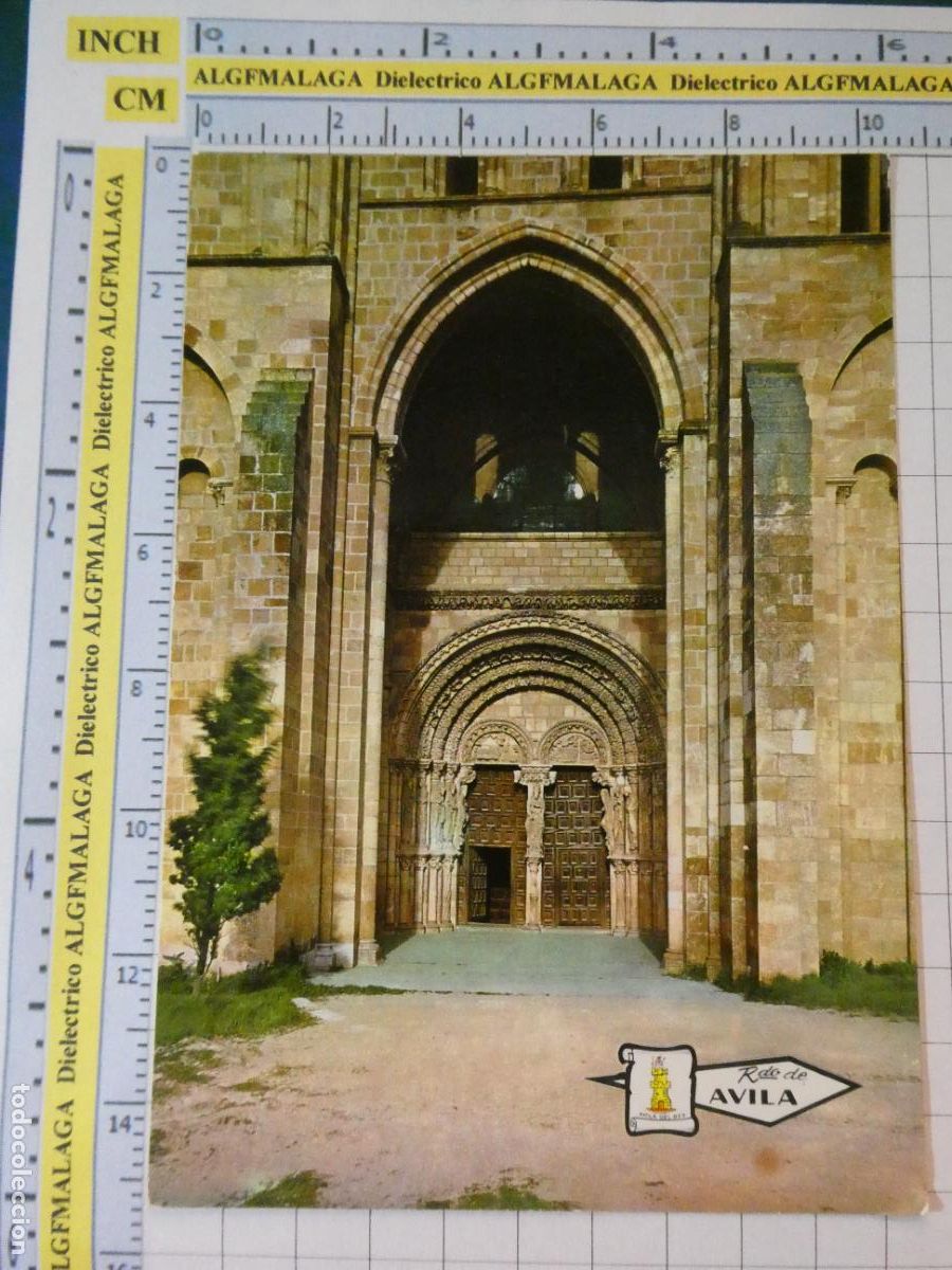 Postales: POSTAL DE &Aacute;VILA. A&Ntilde;O 1968. BAS&Iacute;LICA DE SAN VICENTE 4022 PERGAMINO. 2502