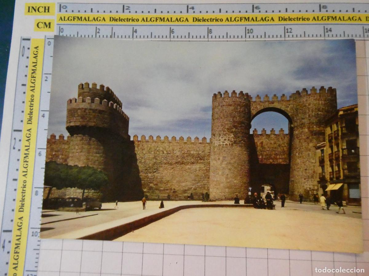 Postales: POSTAL DE &Aacute;VILA. A&Ntilde;O 1963. MURALLAS ENTRADA POR LA PUERTA DE SANTA TERESA. MANIPEL. 2506