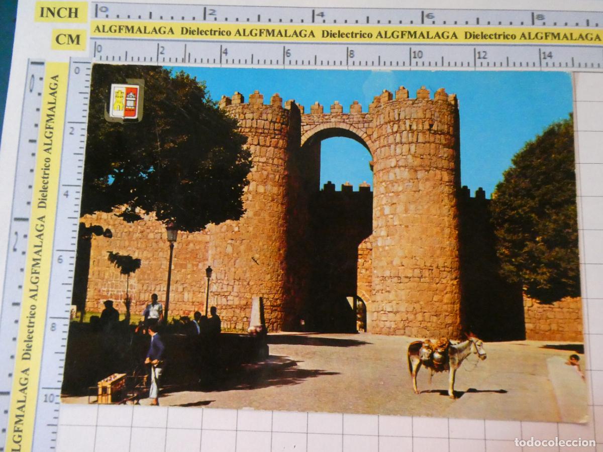 Postales: POSTAL DE &Aacute;VILA. A&Ntilde;O 1963 PUERTA DE SAN VICENTE 7 DOM&Iacute;NGUEZ. 2512
