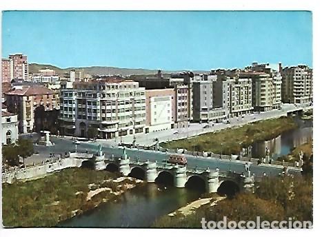 Postales: RIO ARLANZON Y VISTA PARCIAL.- BURGOS