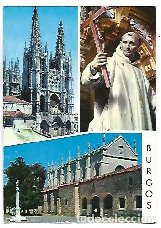Postales: LA CATEDRAL, SAN BRUNO Y CATUJA DE MIRAFLORES.- BURGOS